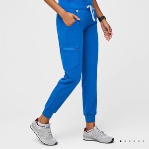 Figs royal blue Zamora joggers